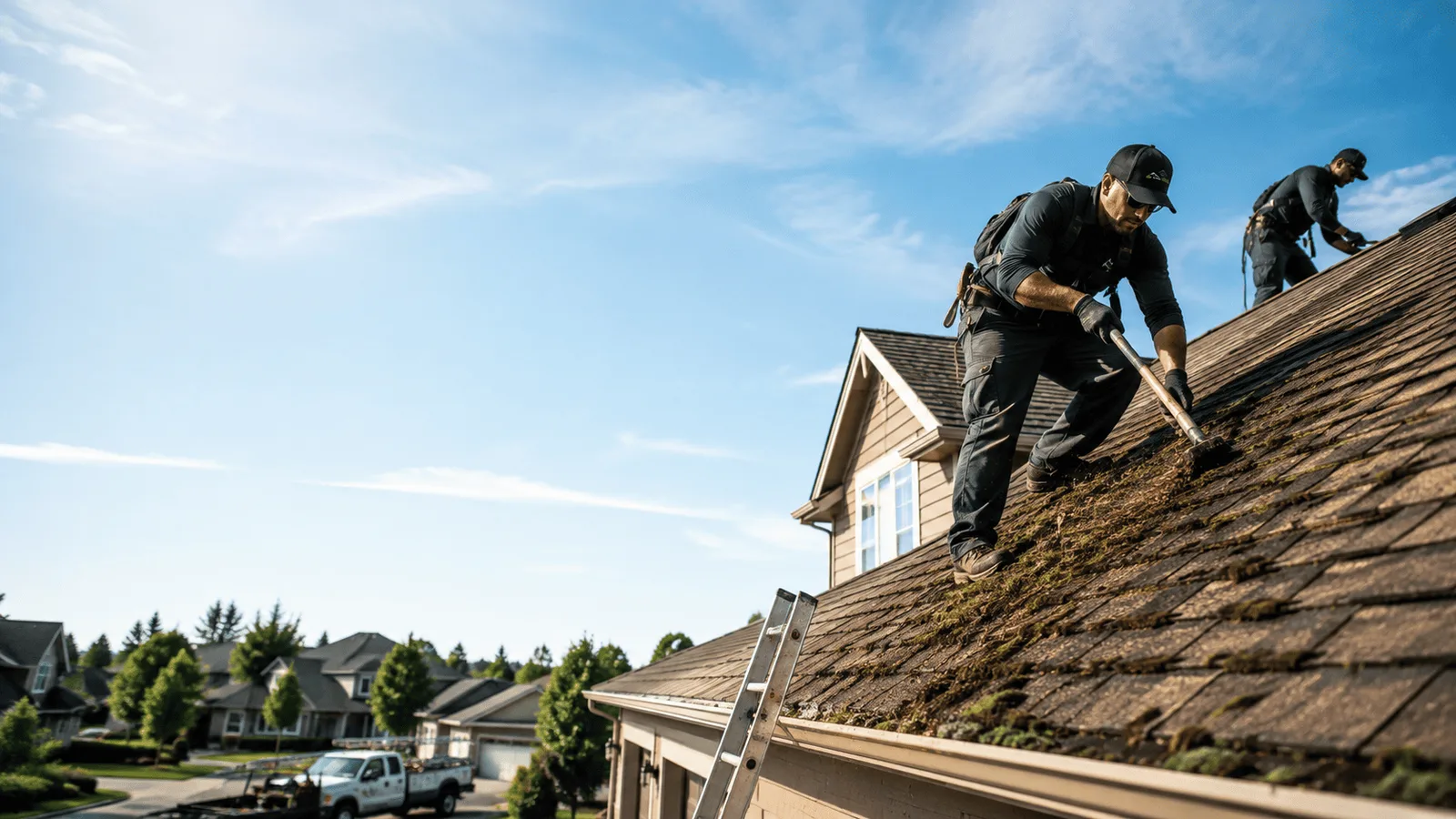 Roof Moss Removal in West, TX near me